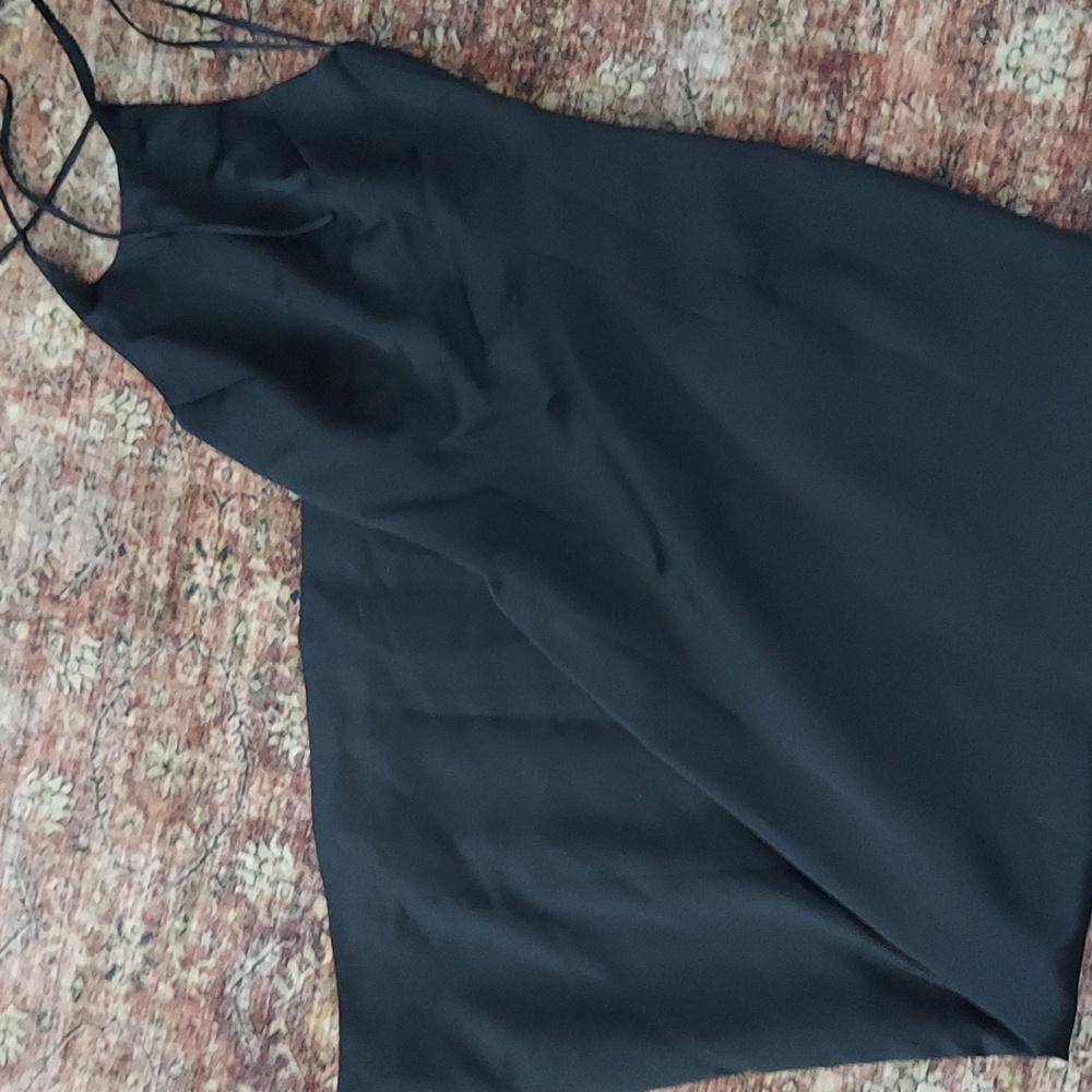 Vera Wang Black Halter Prom Dress